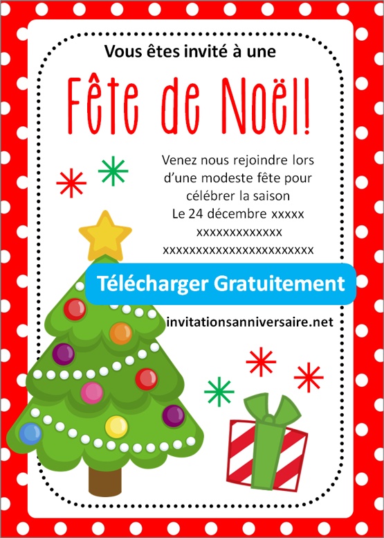 Invitations de Noël